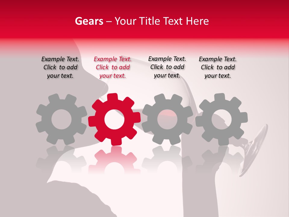 Indoors Silhouette Fresh PowerPoint Template