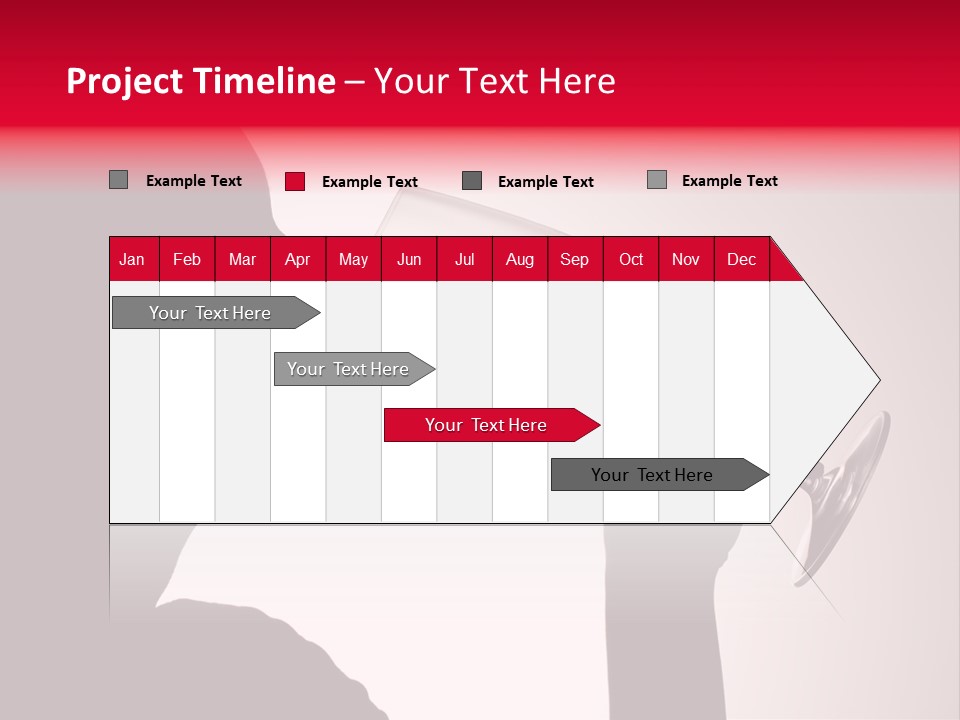 Indoors Silhouette Fresh PowerPoint Template