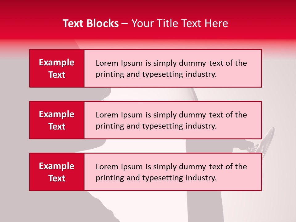 Indoors Silhouette Fresh PowerPoint Template