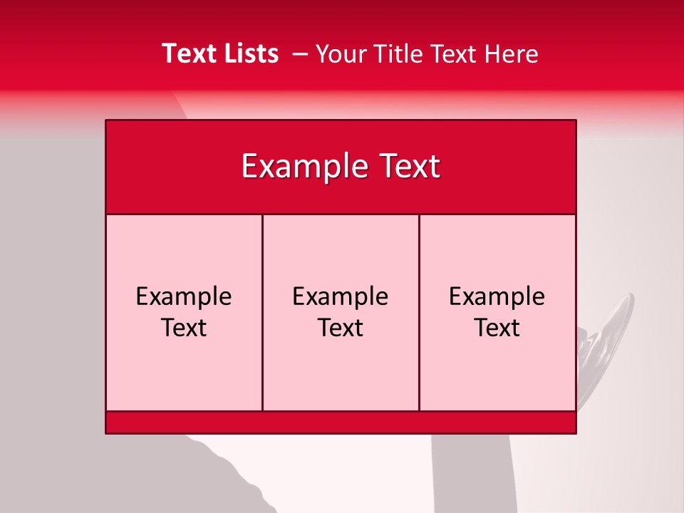 Indoors Silhouette Fresh PowerPoint Template