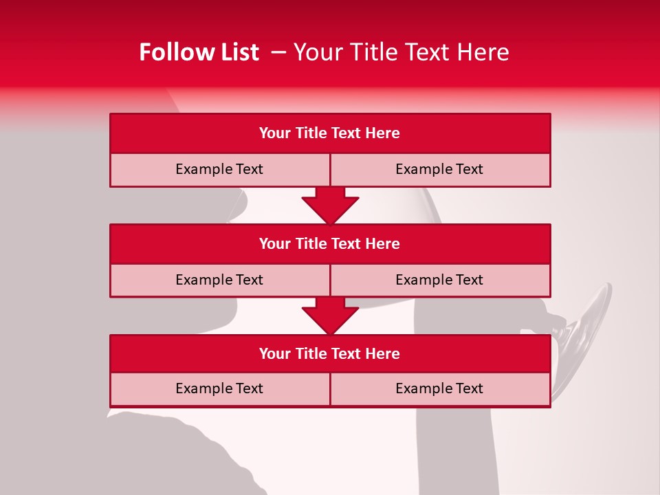 Indoors Silhouette Fresh PowerPoint Template