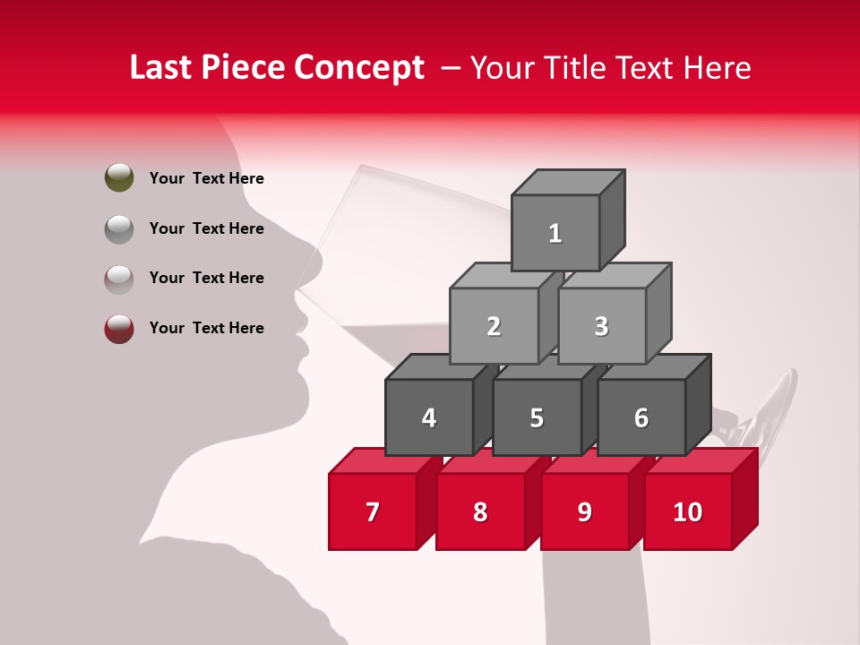 Indoors Silhouette Fresh PowerPoint Template