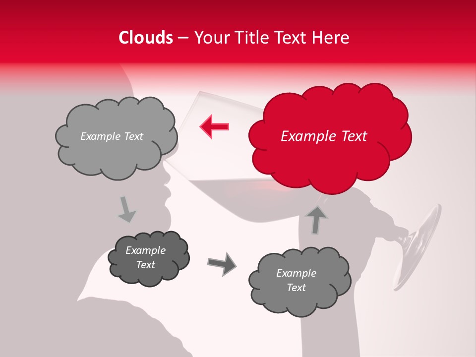 Indoors Silhouette Fresh PowerPoint Template