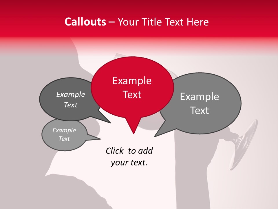 Indoors Silhouette Fresh PowerPoint Template