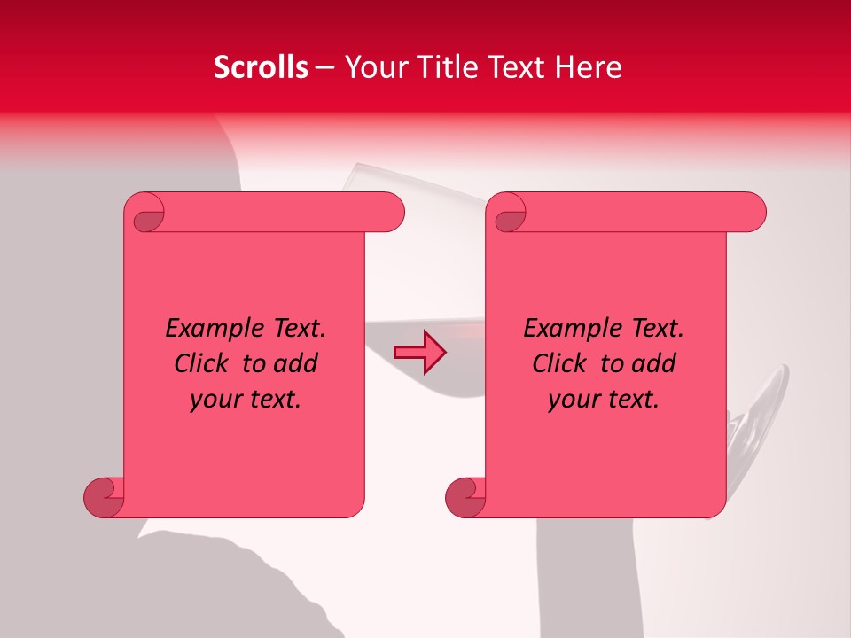 Indoors Silhouette Fresh PowerPoint Template