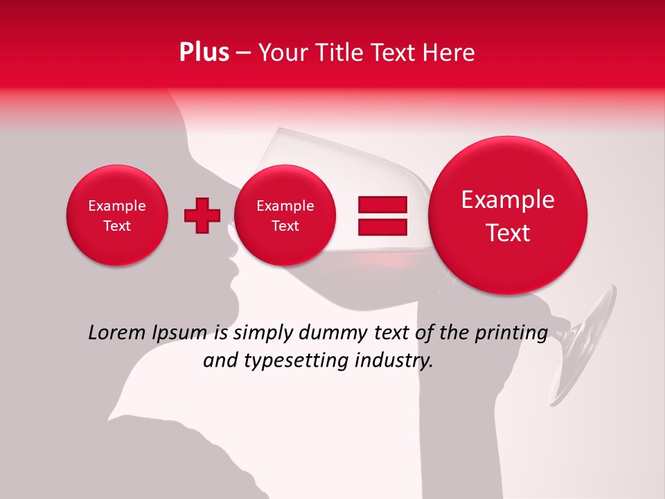 Indoors Silhouette Fresh PowerPoint Template