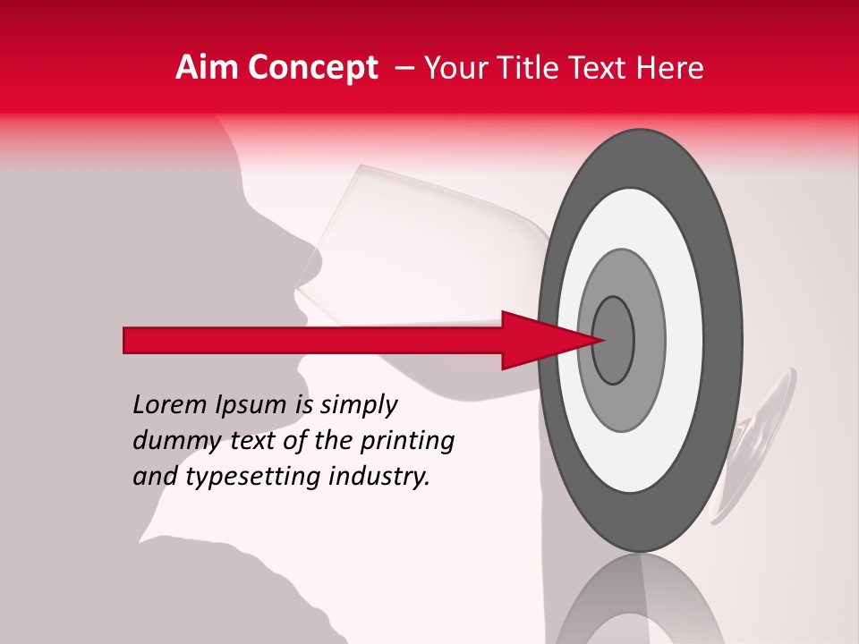 Indoors Silhouette Fresh PowerPoint Template