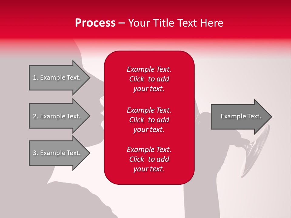 Indoors Silhouette Fresh PowerPoint Template