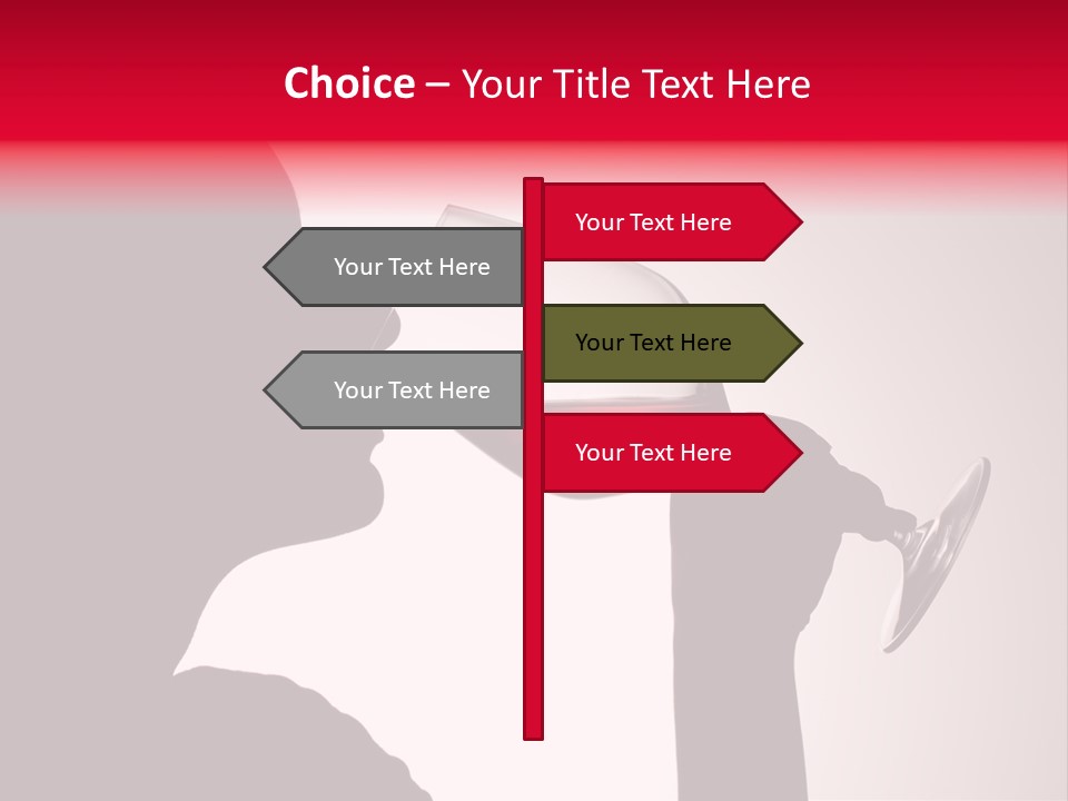 Indoors Silhouette Fresh PowerPoint Template