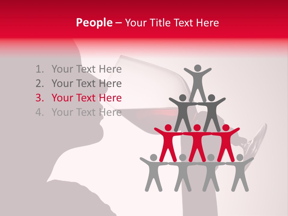 Indoors Silhouette Fresh PowerPoint Template