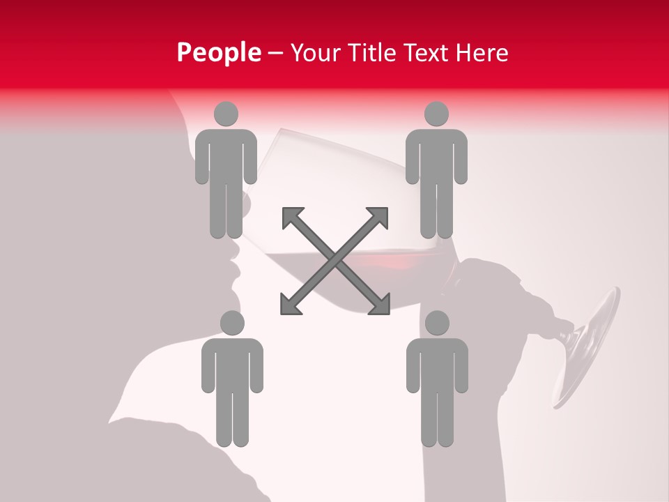 Indoors Silhouette Fresh PowerPoint Template