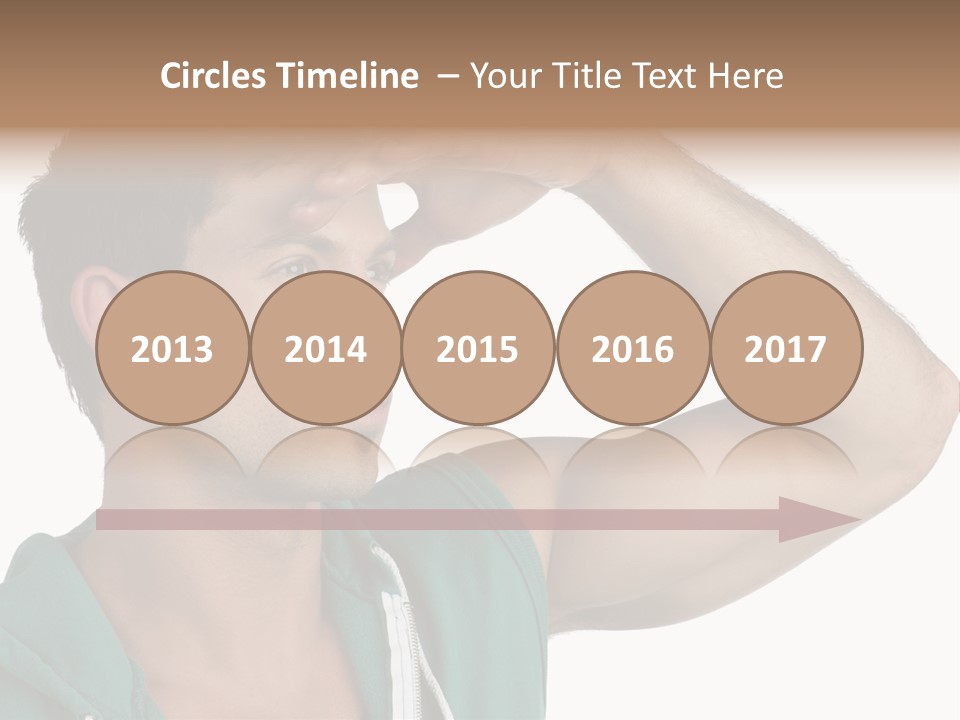 A Man Is Holding His Hand To His Head PowerPoint Template