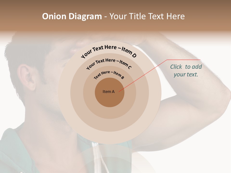 A Man Is Holding His Hand To His Head PowerPoint Template