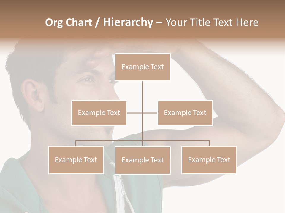 A Man Is Holding His Hand To His Head PowerPoint Template