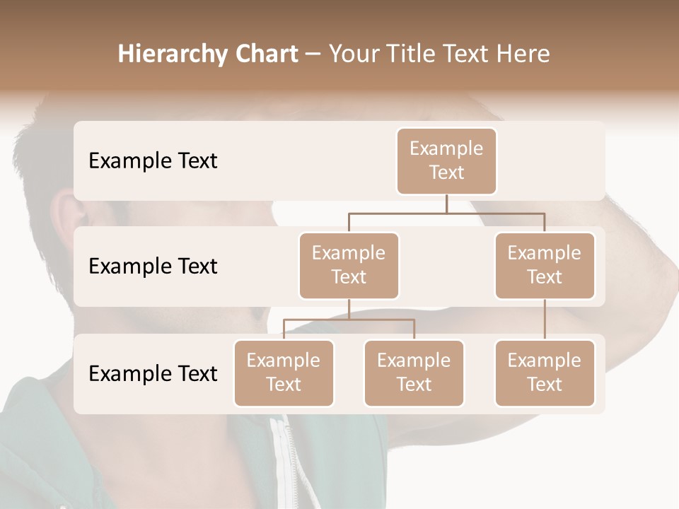 A Man Is Holding His Hand To His Head PowerPoint Template
