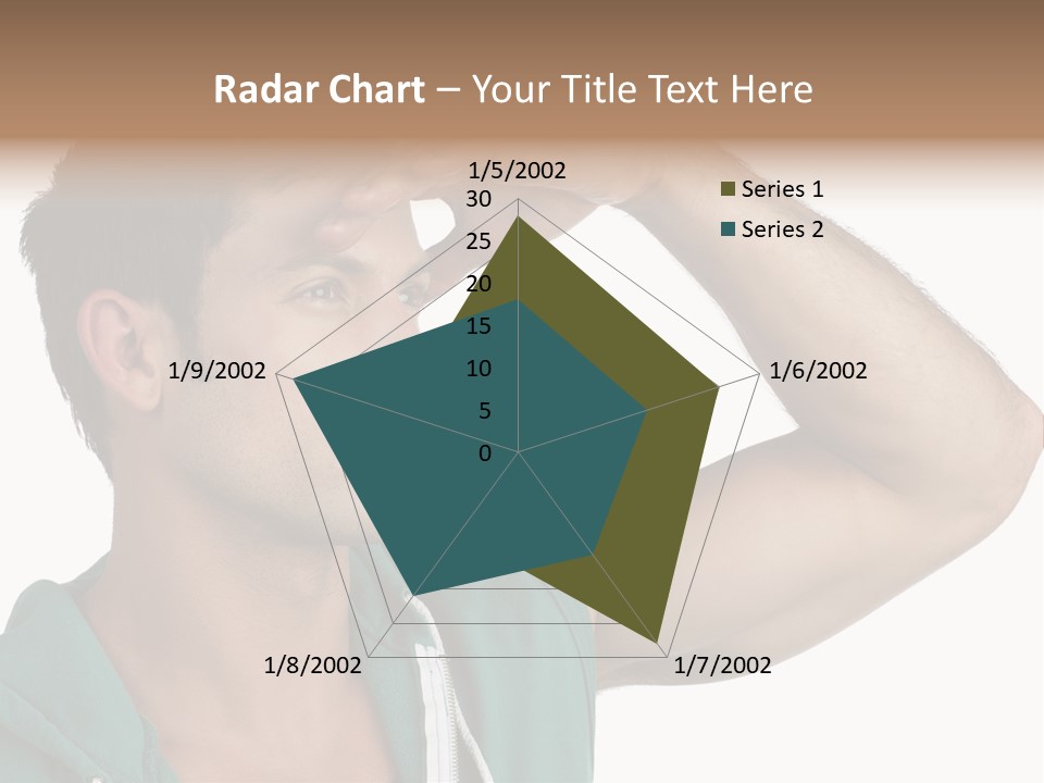 A Man Is Holding His Hand To His Head PowerPoint Template