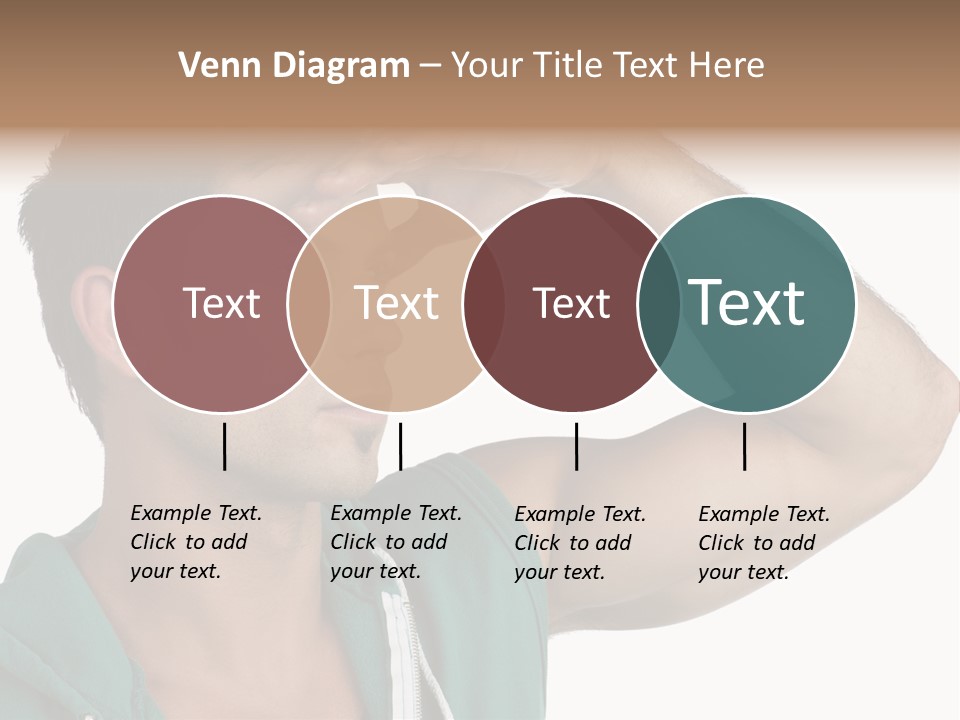 A Man Is Holding His Hand To His Head PowerPoint Template