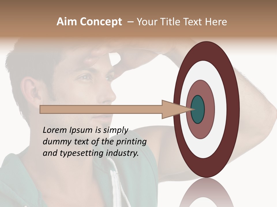 A Man Is Holding His Hand To His Head PowerPoint Template