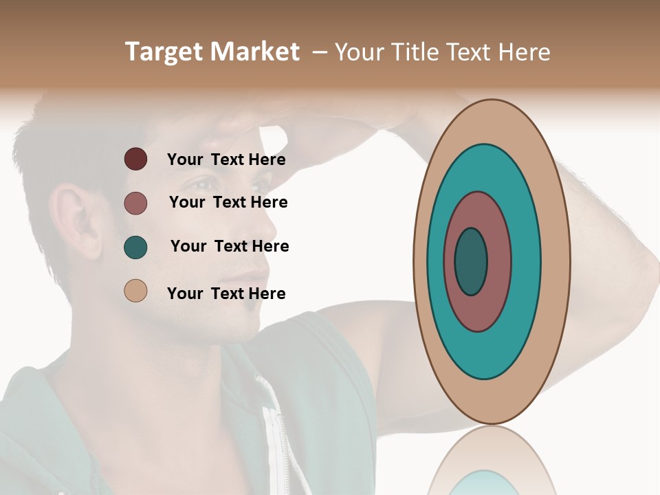 A Man Is Holding His Hand To His Head PowerPoint Template