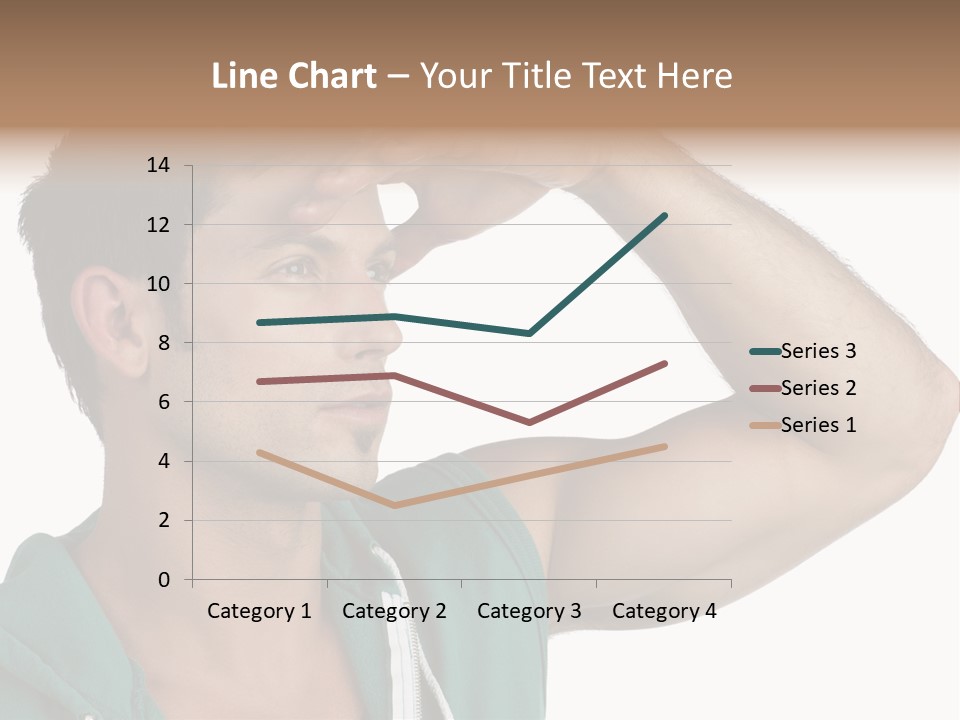 A Man Is Holding His Hand To His Head PowerPoint Template