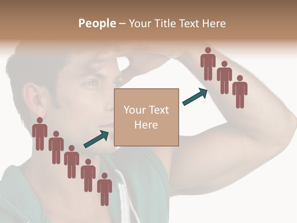 A Man Is Holding His Hand To His Head PowerPoint Template