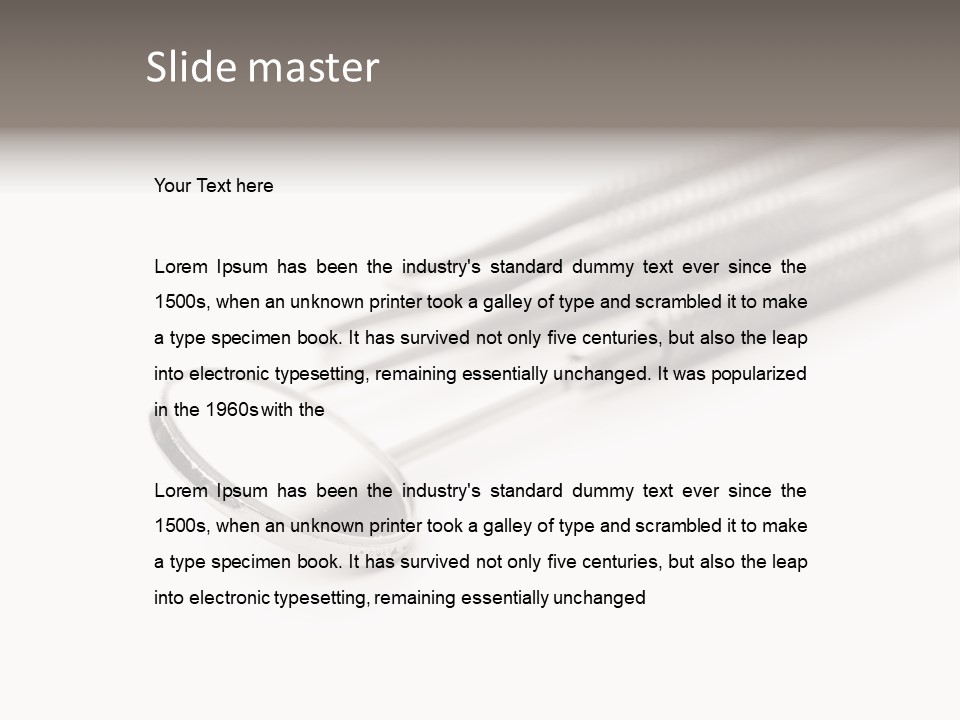 Decay Mouth Tool PowerPoint Template