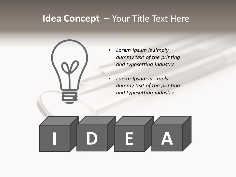 Decay Mouth Tool PowerPoint Template