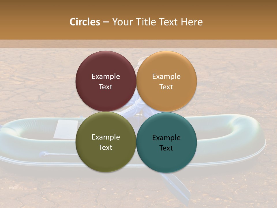 Ailboat Financial Water PowerPoint Template