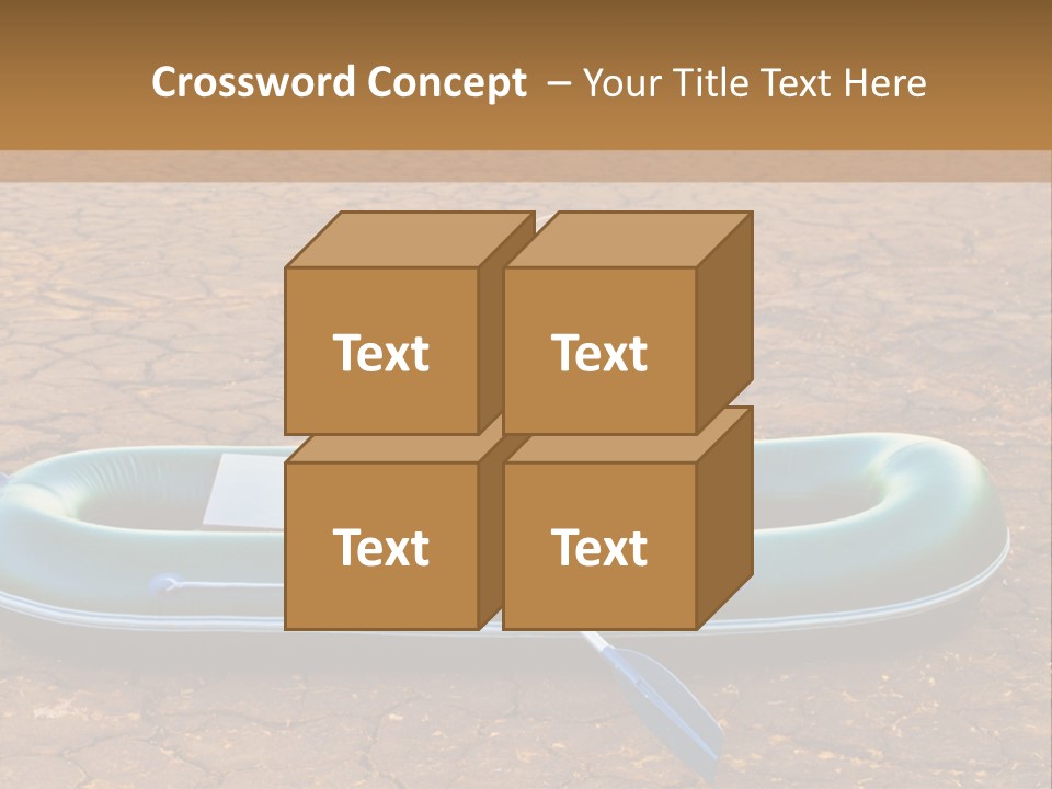 Ailboat Financial Water PowerPoint Template