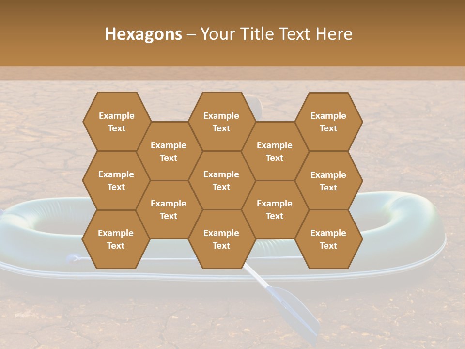 Ailboat Financial Water PowerPoint Template