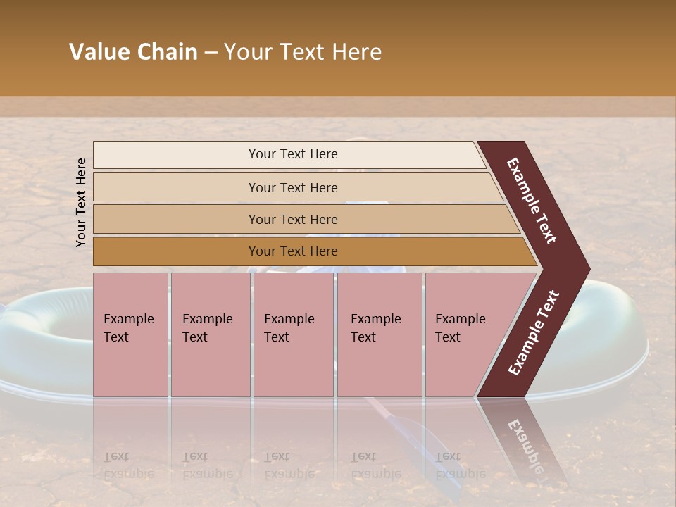 Ailboat Financial Water PowerPoint Template