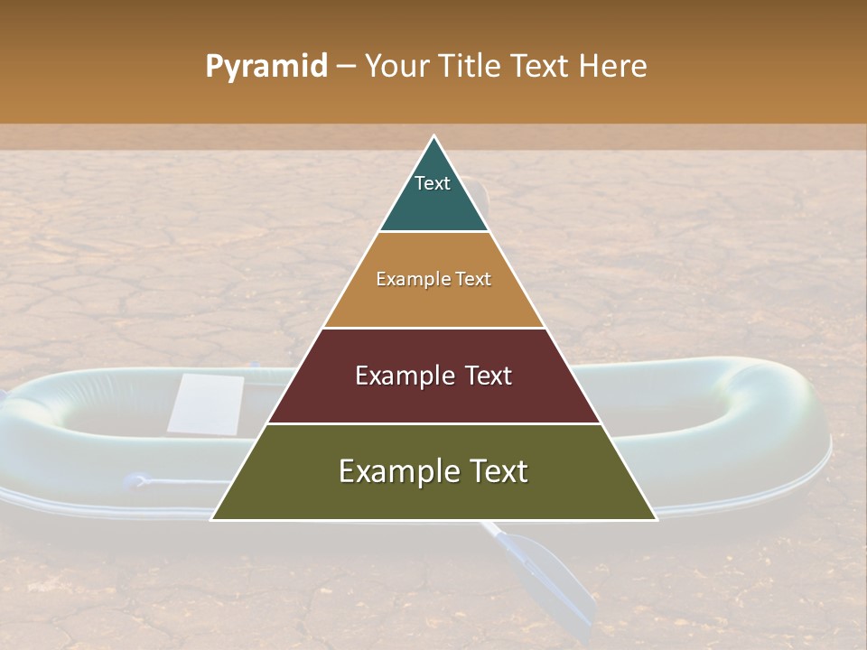 Ailboat Financial Water PowerPoint Template