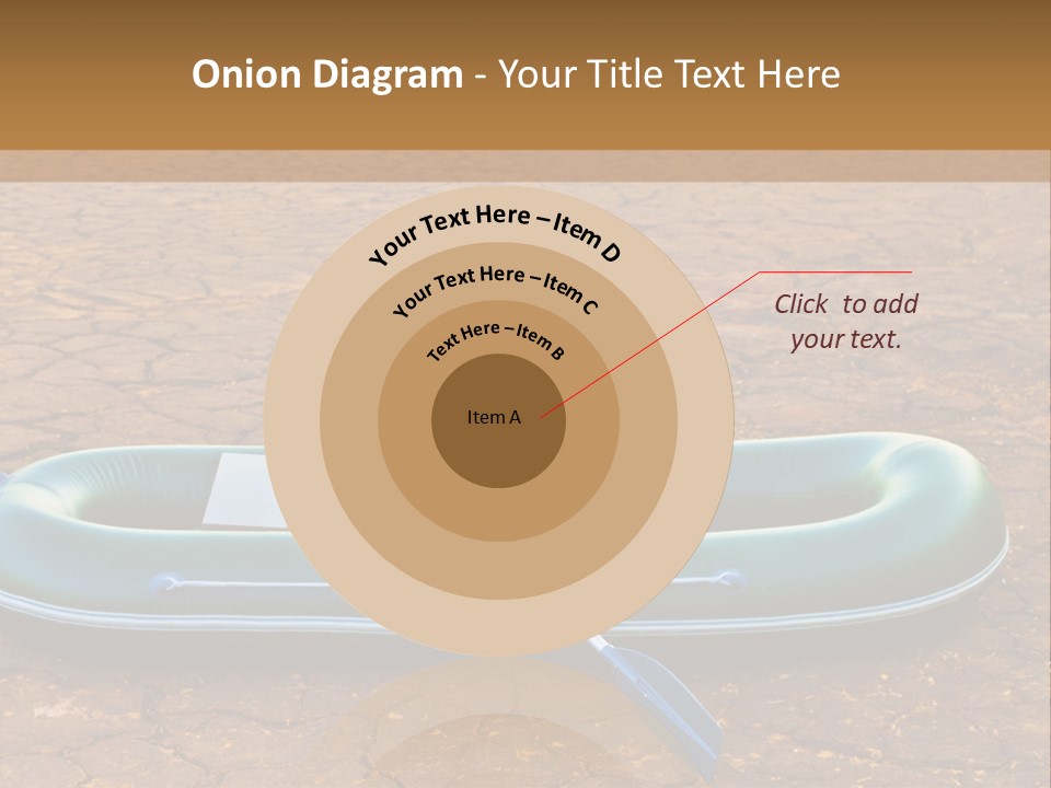 Ailboat Financial Water PowerPoint Template