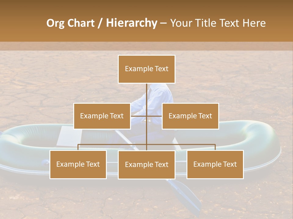 Ailboat Financial Water PowerPoint Template