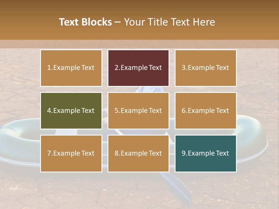 Ailboat Financial Water PowerPoint Template