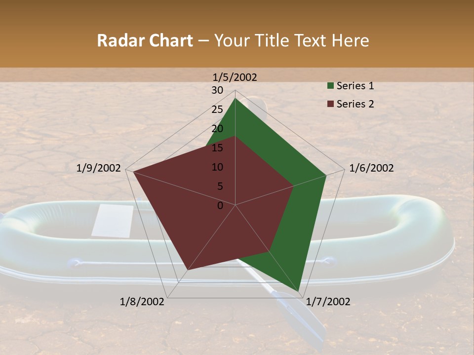 Ailboat Financial Water PowerPoint Template