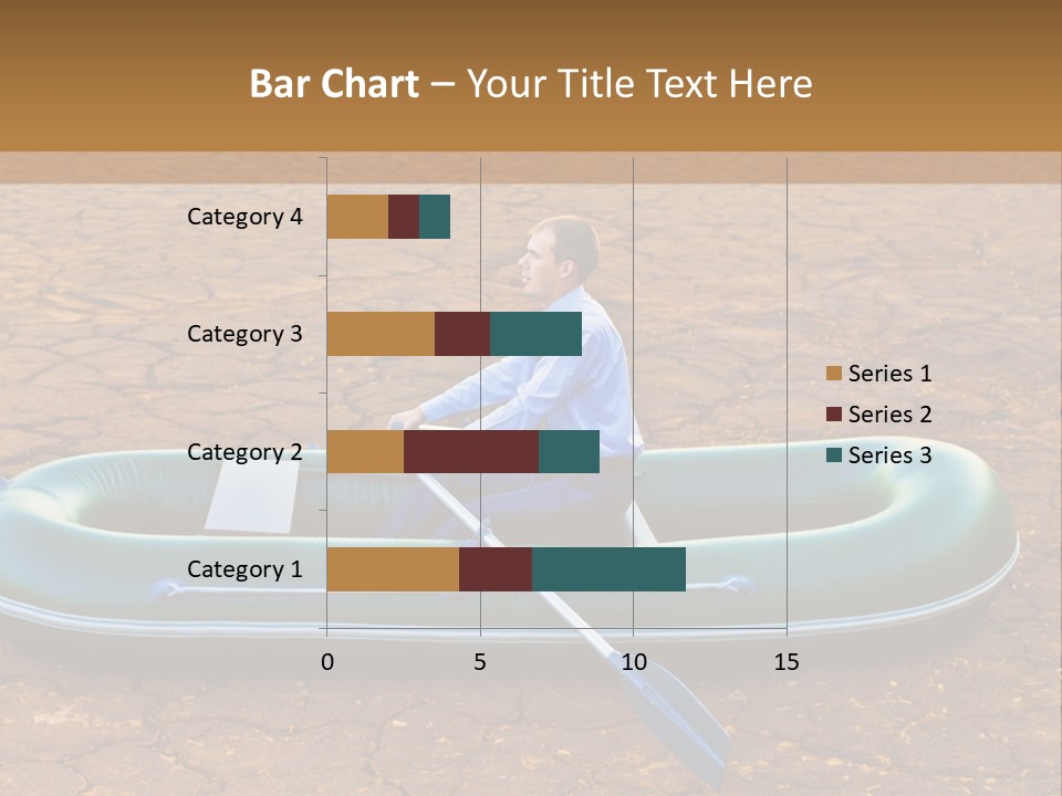 Ailboat Financial Water PowerPoint Template
