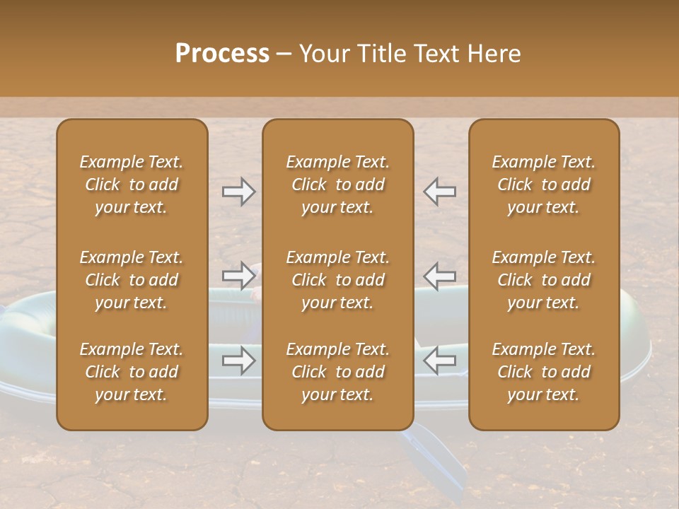 Ailboat Financial Water PowerPoint Template