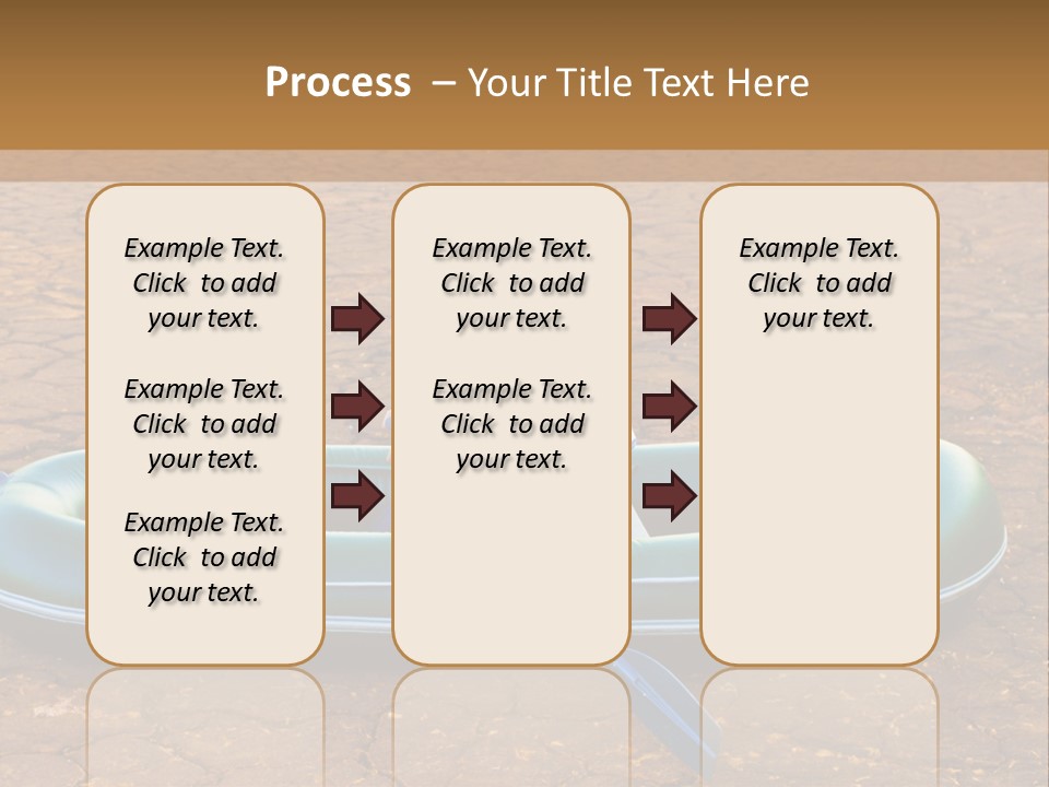 Ailboat Financial Water PowerPoint Template