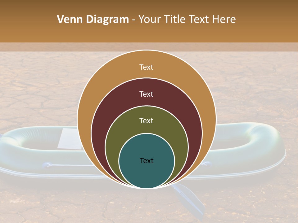 Ailboat Financial Water PowerPoint Template