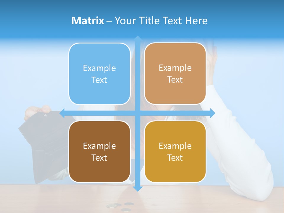 Bankrupt Empty Credit PowerPoint Template