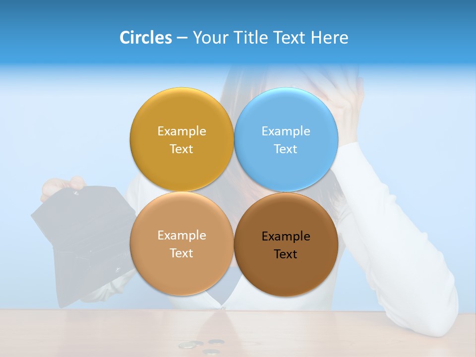 Bankrupt Empty Credit PowerPoint Template