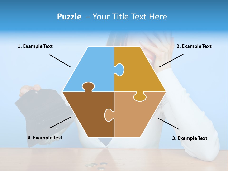 Bankrupt Empty Credit PowerPoint Template