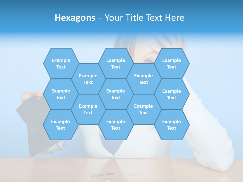 Bankrupt Empty Credit PowerPoint Template