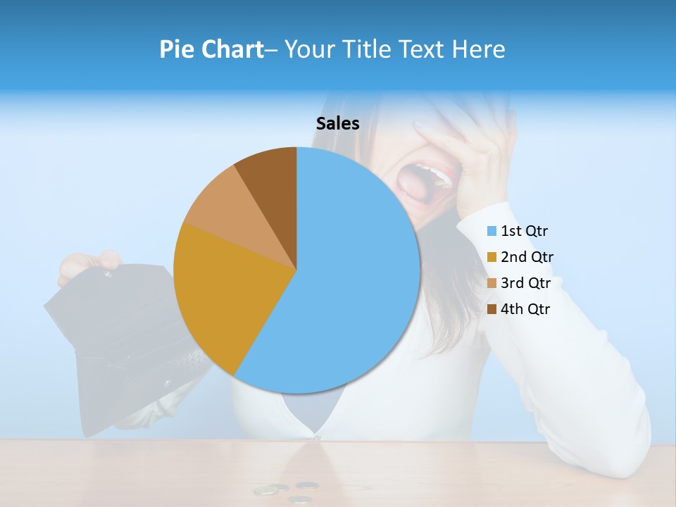 Bankrupt Empty Credit PowerPoint Template