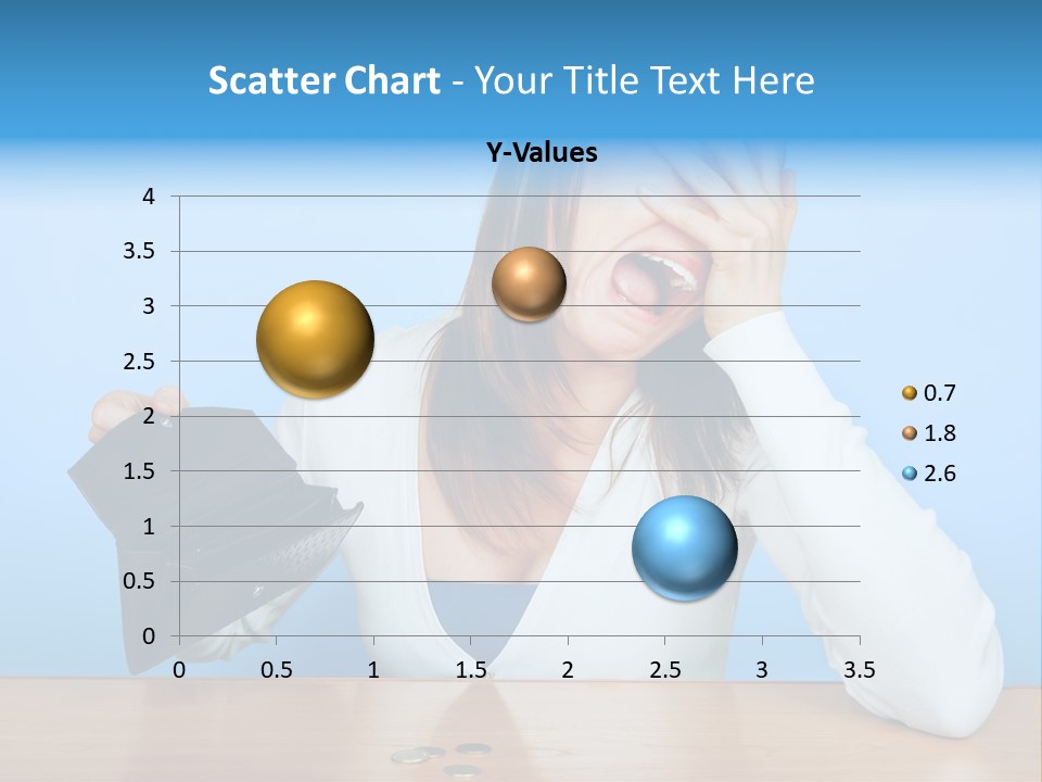 Bankrupt Empty Credit PowerPoint Template