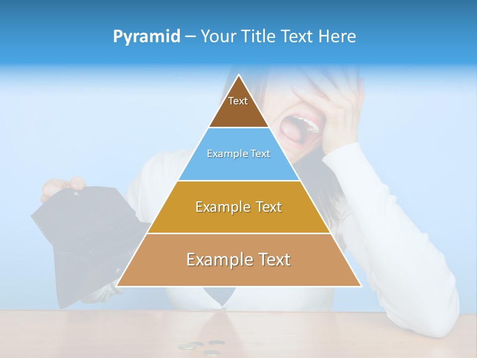 Bankrupt Empty Credit PowerPoint Template