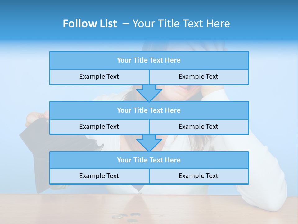 Bankrupt Empty Credit PowerPoint Template