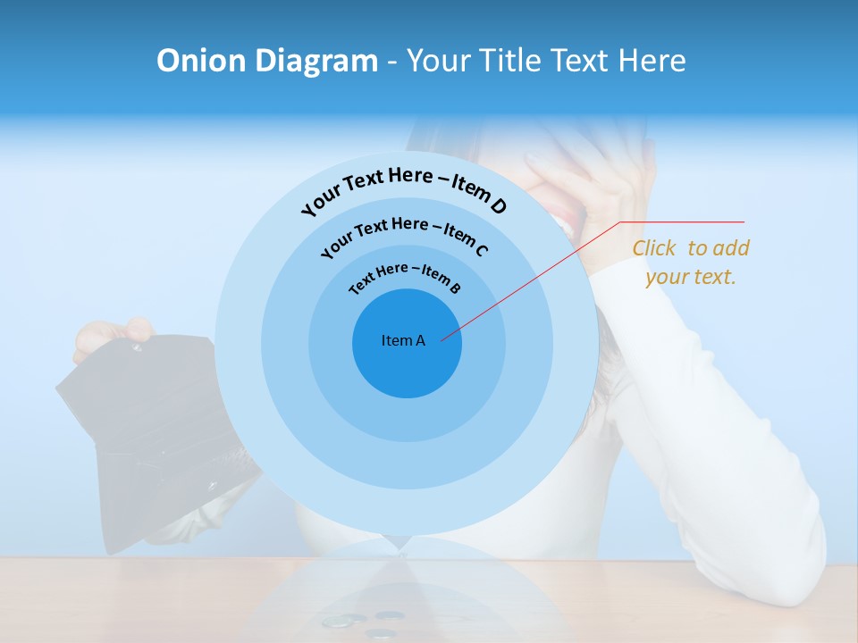 Bankrupt Empty Credit PowerPoint Template