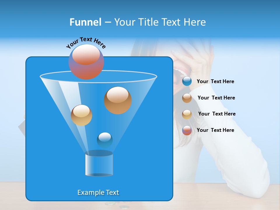 Bankrupt Empty Credit PowerPoint Template